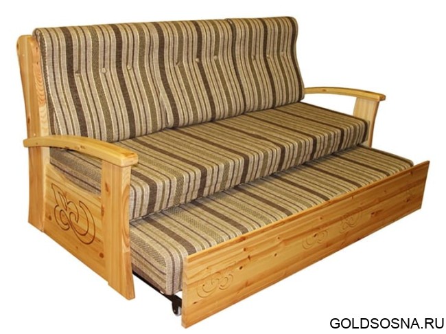 Диван-кровать 3-х местный (дельфин) Баю-бай