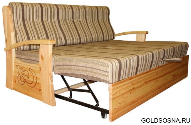 Диван-кровать 3-х местный (дельфин) Баю-бай