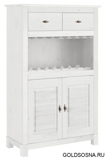 Комод-бар Рауна (белый воск УКВ) Комод-бар Рауна (белый воск УКВ)