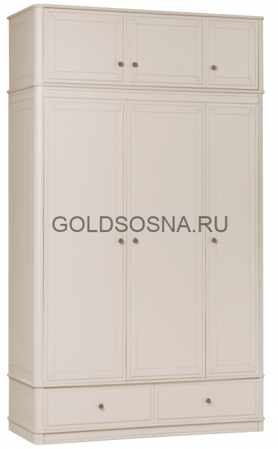 Шкаф Бетти 3-ств №4 с антресолью Шкаф Бетти 3-ств №4 с антресолью