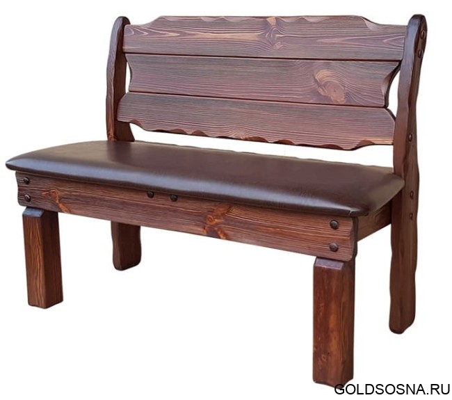 Скамья Добряк (кожа-ткань)