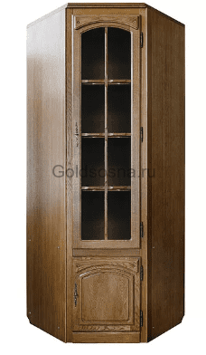 Шкаф-витрина угловая Элбург 1773 БМ652 Шкаф-витрина угловая Элбург 1773 БМ652