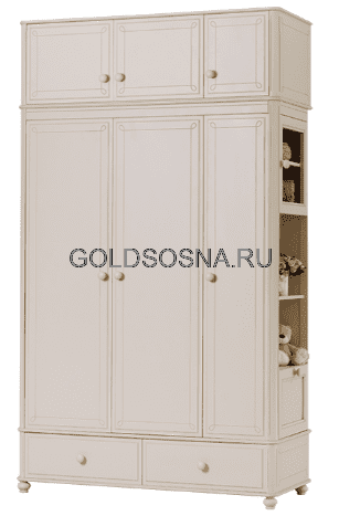 Шкаф Бетти 3-ств №5 с антресолью Шкаф Бетти 3-ств №5 с антресолью