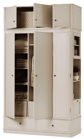 Шкаф Бетти 3-ств №5 с антресолью Шкаф Бетти 3-ств №5 с антресолью