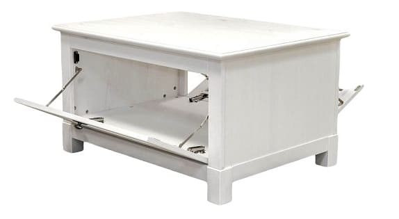 Стол кофейный Рауна (белый воск УКВ)