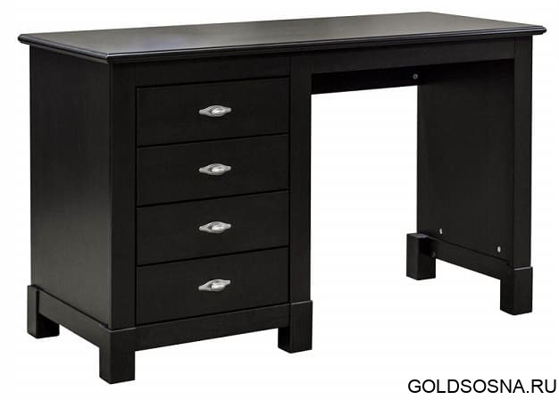 Стол письменный Рауна 04 1-тумбовый (колониал)