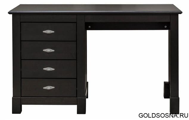 Стол письменный Рауна 04 1-тумбовый (колониал)