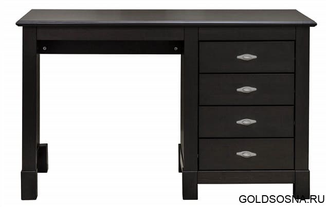 Стол письменный Рауна 04 1-тумбовый (колониал)