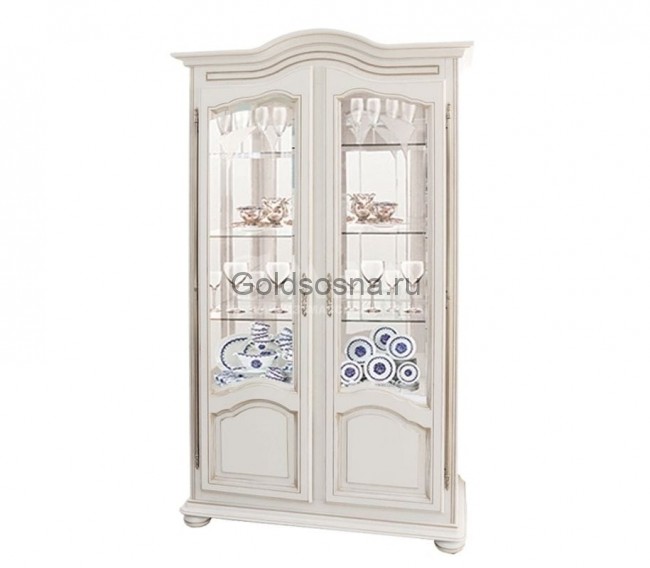 Шкаф с витриной Давиль ММ-126-62 стекло декор Шкаф с витриной Давиль ММ-126-62 стекло декор