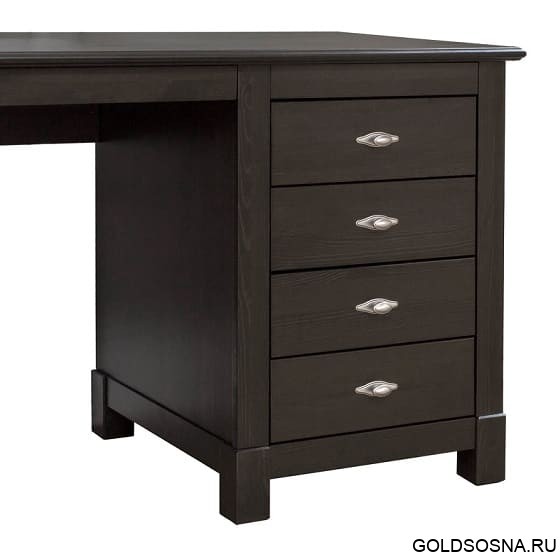 Стол письменный Рауна 08 2-х тумбовый (колониал)