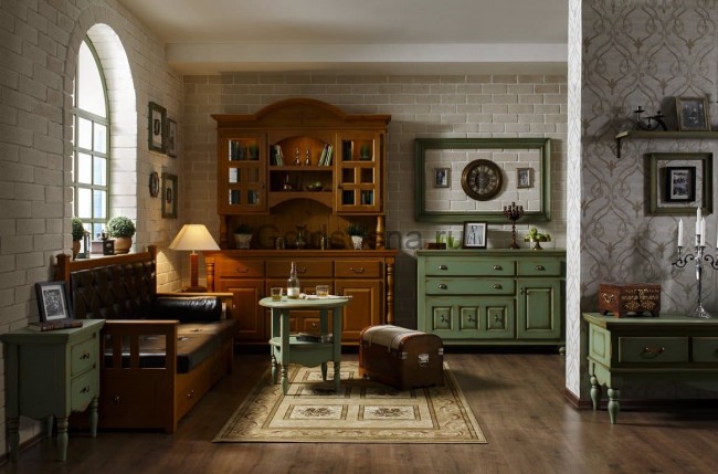 Диван Бьерт 1-53 ткань-кожа