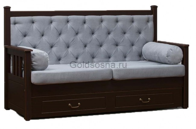 Диван Бьерт 1-53 ткань-кожа