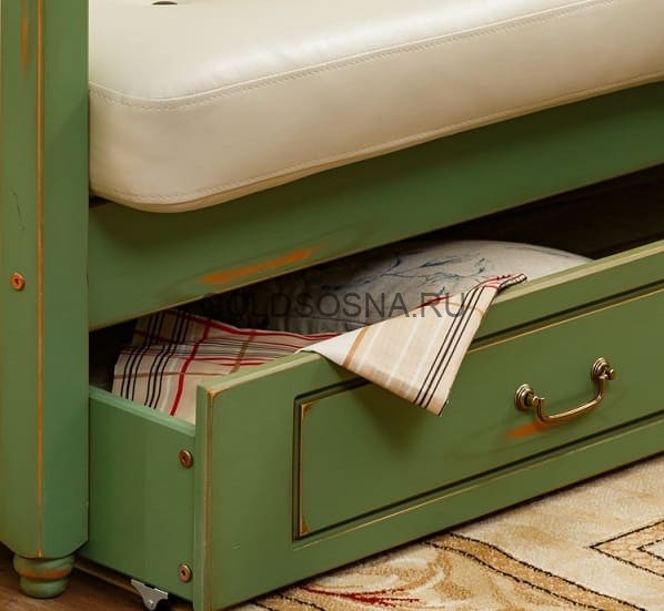 Диван Бьерт 1-53 ткань-кожа