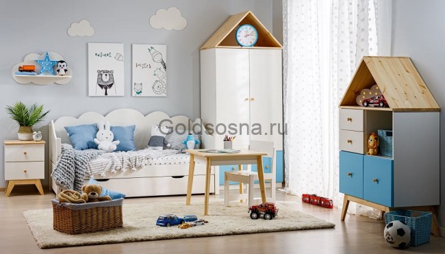 Спальня из коллекции Тимберика Кидс №12 Спальня из коллекции Тимберика Кидс №12
