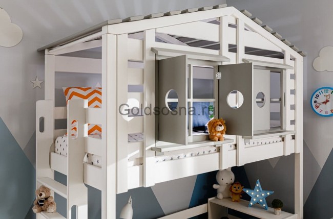 Кровать домик В-яр Тимберика Кидс №12 Кровать домик В-яр Тимберика Кидс №12