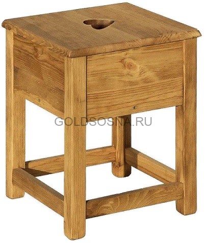 Табурет с ящиком и сердцем Tabcoffre Табурет с ящиком и сердцем Tabcoffre