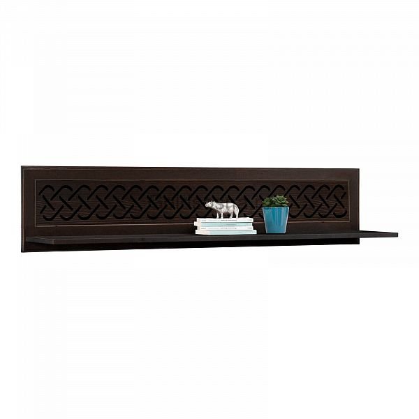 Полка настенная Луна (колониал) из массива сосны