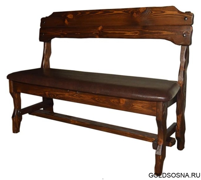 Скамья Крестьянка (кожа-ткань) Скамья Крестьянка (кожа-ткань)
