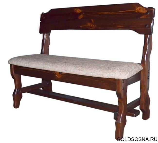 Скамья Крестьянка (кожа-ткань) Скамья Крестьянка (кожа-ткань)