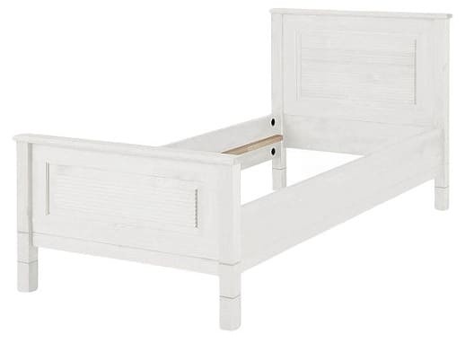 Кровать Рауна (белый воск УКВ) Кровать Рауна (белый воск УКВ)