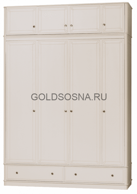 Шкаф Бетти 4-ств №3 с антресолью Шкаф Бетти 4-ств №3 с антресолью