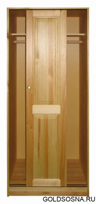 Шкаф-купе двухдверный для платья Оскар-2