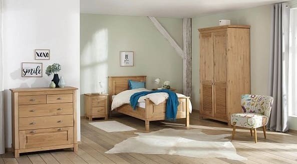 Кровать Рауна (бейц/масло) Кровать Рауна (бейц/масло)