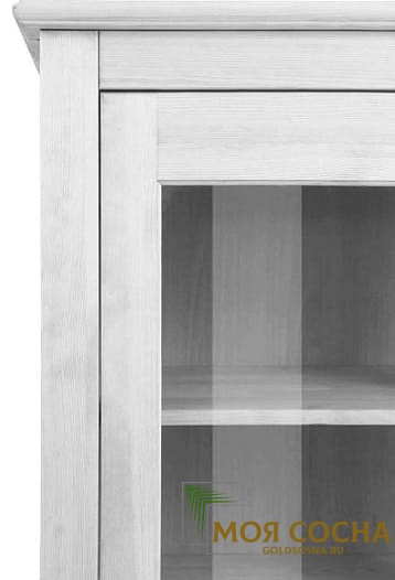 Шкаф для посуды Рауна 20 (белый воск УКВ) Шкаф для посуды Рауна 20 (белый воск УКВ)