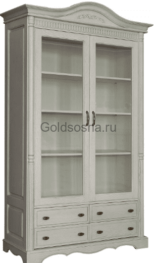 Шкаф для книг Паола 2151 с ящиками БМ672