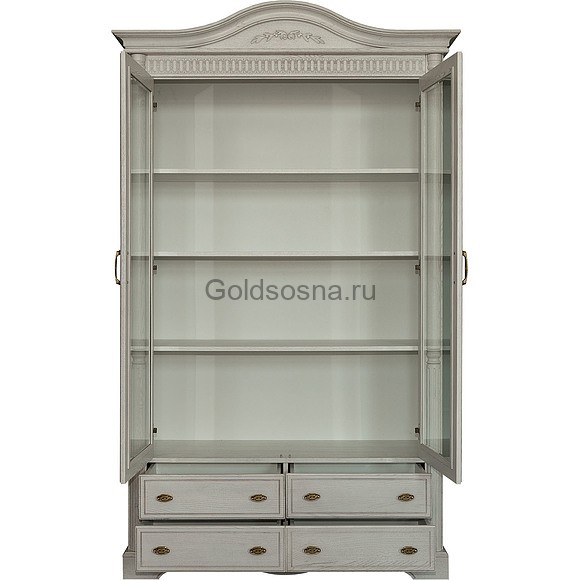 Шкаф для книг Паола 2151 с ящиками БМ672