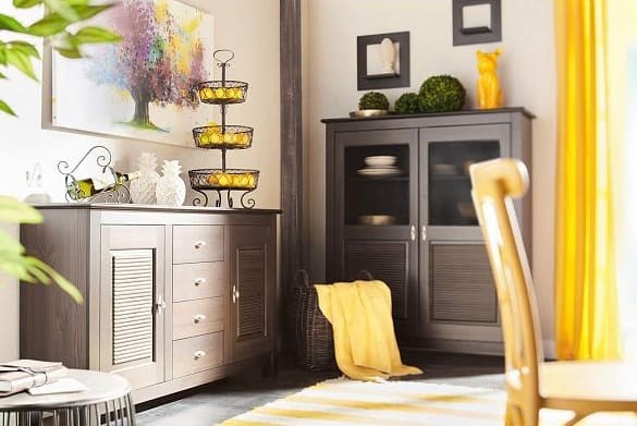 Шкаф для посуды Рауна 20 (колониал)