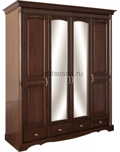 Шкаф для одежды 4д Паола 2581-01 БМ671