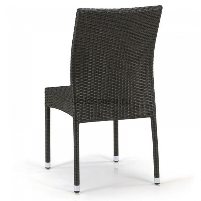 Плетеный стул из искусственного ротанга Y380A-W53 Brown