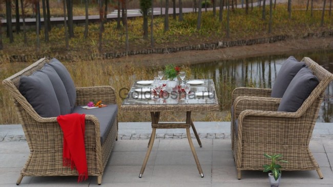 Стол Латте, соломенный 1600х900 Стол Латте, соломенный 1600х900