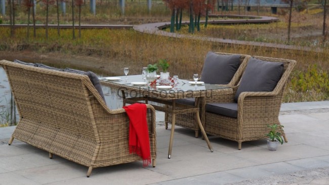 Стол Латте, соломенный 1600х900 Стол Латте, соломенный 1600х900