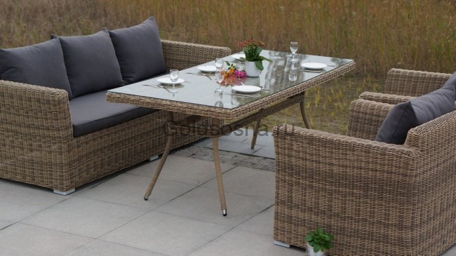 Стол Латте, соломенный 2000х900 Стол Латте, соломенный 2000х900