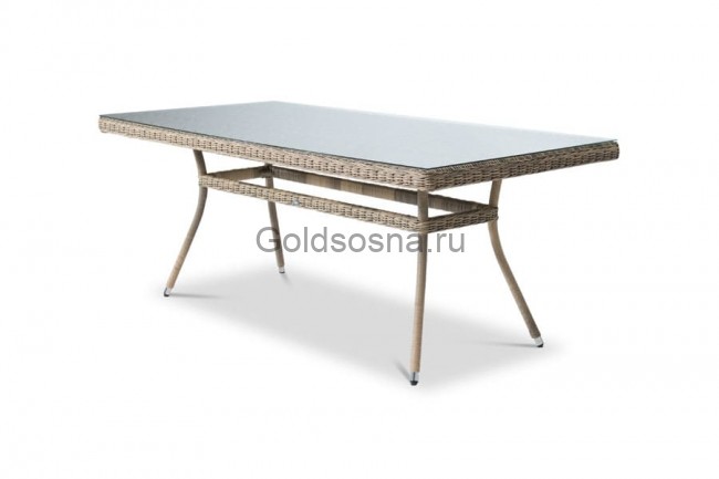 Стол Латте, соломенный 2000х900 Стол Латте, соломенный 2000х900