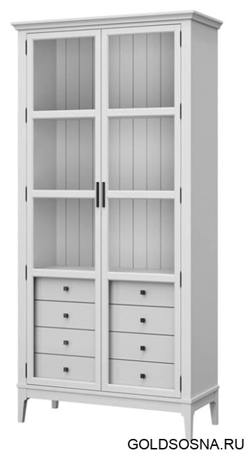 Шкаф для книг Квадро-С 220/04