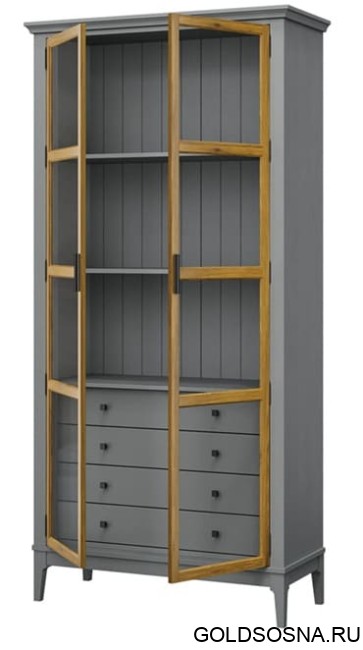 Шкаф для книг Квадро-С 220/04