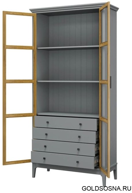 Шкаф для книг Квадро-С 220/04