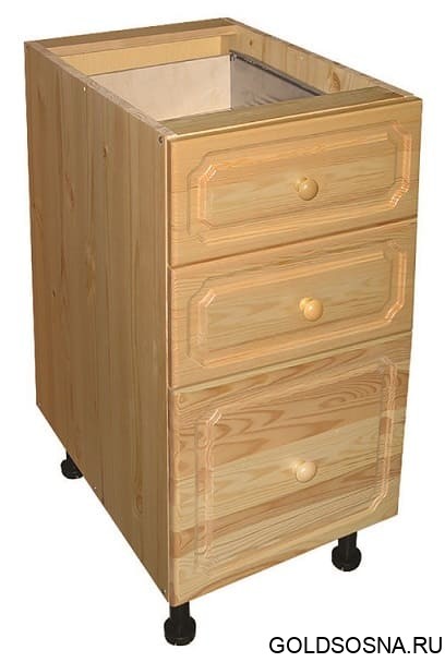 Шкаф-стол кухонный 3 ящ. (Н-112 600Я) Шкаф-стол кухонный 3 ящ. (Н-112 600Я)