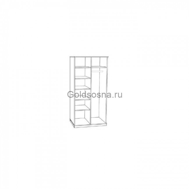 Шкаф двухдверный Паола (Росхольц)