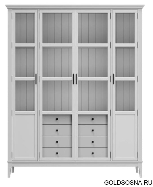 Шкаф для книг Квадро-С 422С/04