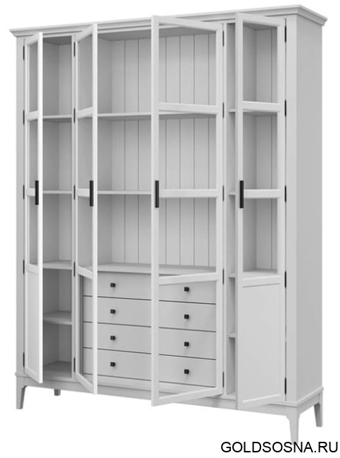 Шкаф для книг Квадро-С 422С/04