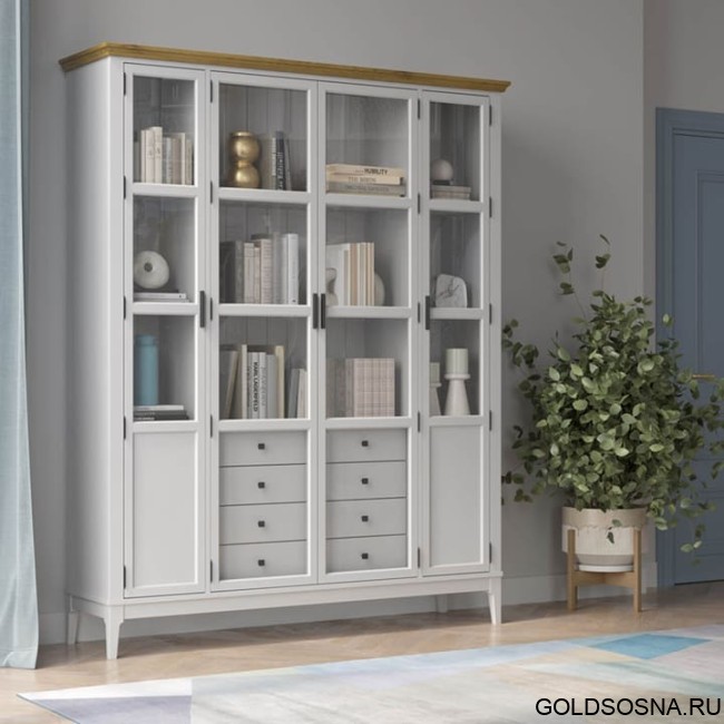 Шкаф для книг Квадро-С 422С/04