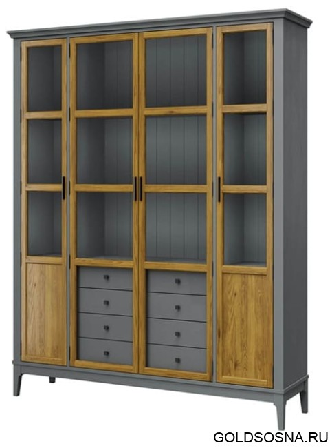 Шкаф для книг Квадро-С 422С/04