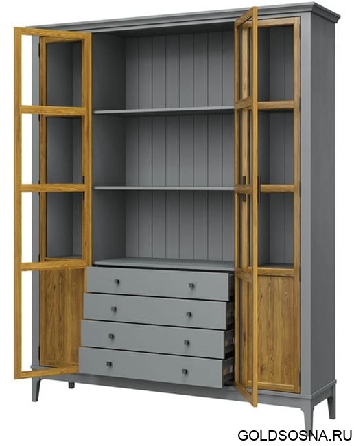 Шкаф для книг Квадро-С 422С/04