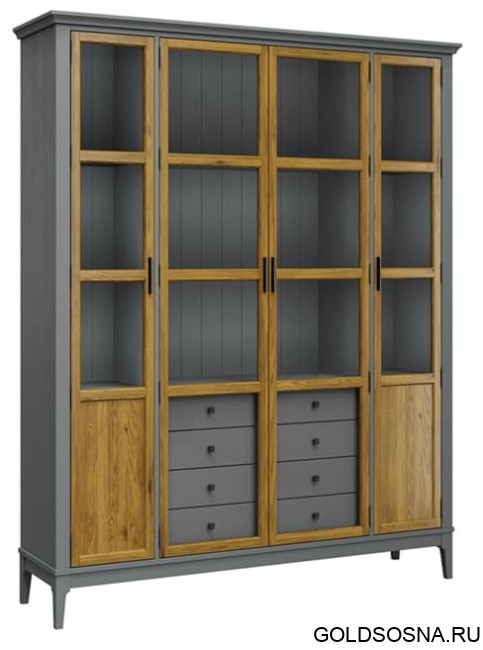 Шкаф для книг Квадро-С 422С/04
