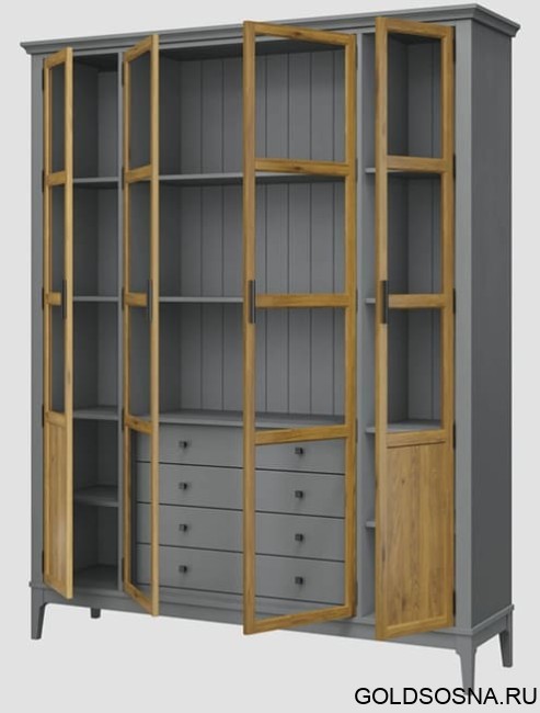 Шкаф для книг Квадро-С 422С/04