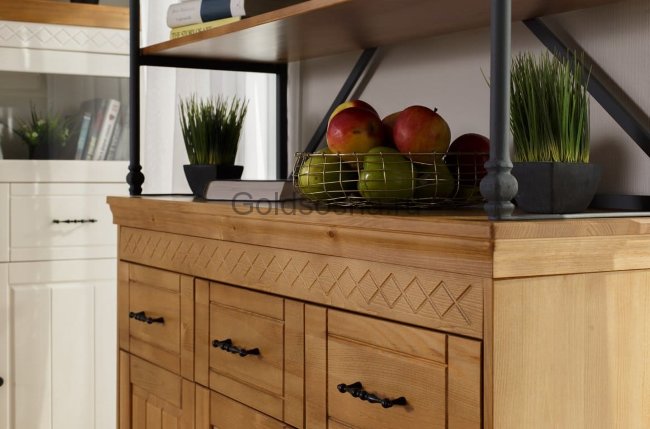 Комод Дания №8+стеллаж Дания металл №4 Комод Дания №8+стеллаж Дания металл №4